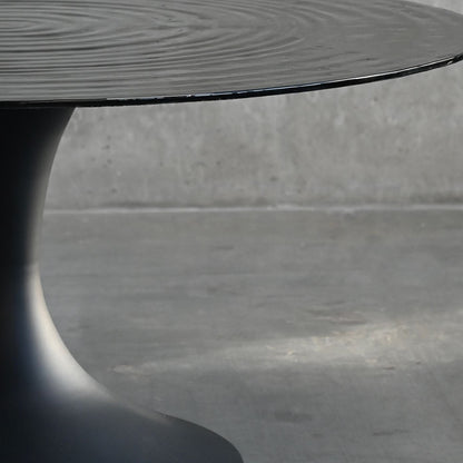Halo 63" dining table in black modern