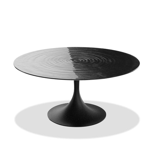 Halo 63" dining table in black modern