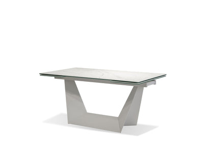 Origami double extension dining table