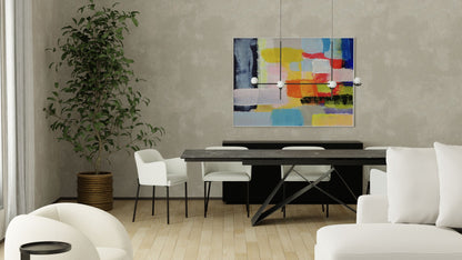 The W Double Extension Dining Table In Slate