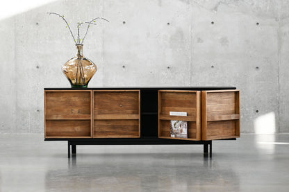 Passage Sideboard In Matte Black Brushed