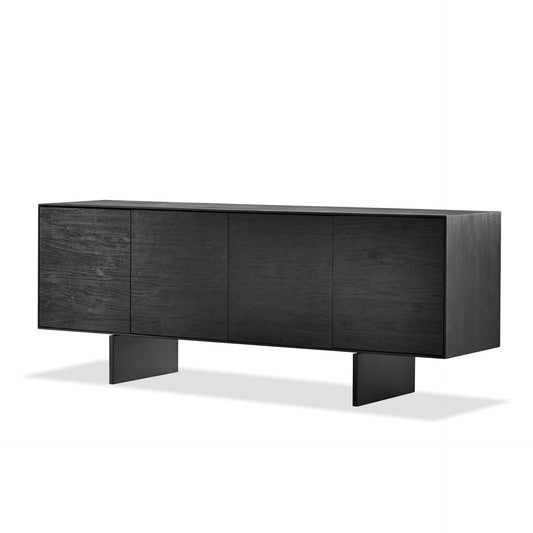 Block Sideboard In Black Soot /Brushed Doors