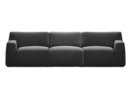 Scoop Sofa  In Peppercorn Tweed