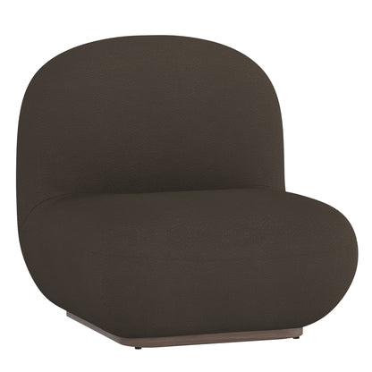 Zilano Accent Chair In Charcoal Boucle