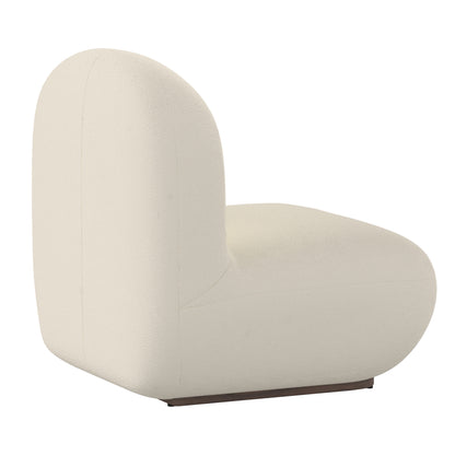 Zilano Accent Chair In Ivory Boucle