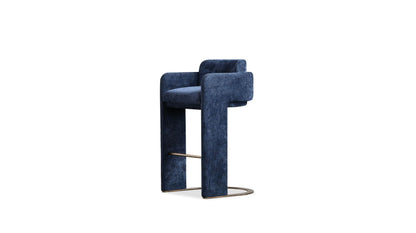 Lark Bar Stool In Navy