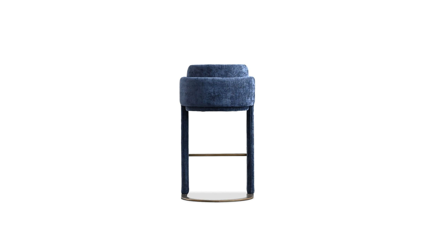 Lark Bar Stool In Navy