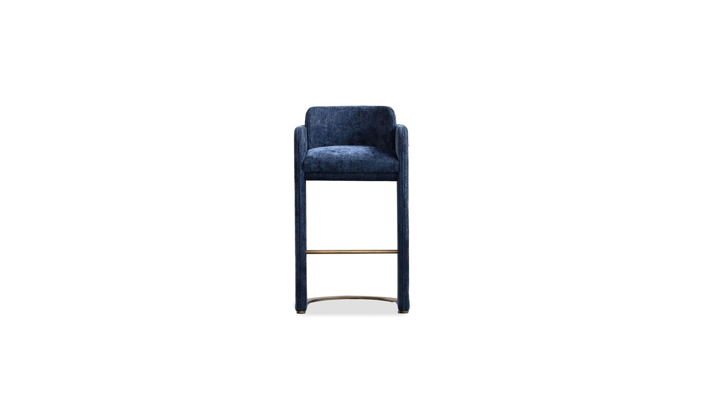 Lark Bar Stool In Navy