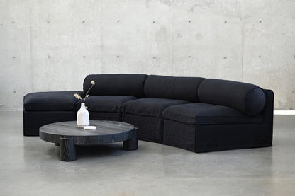 Fauna Sectional In Black