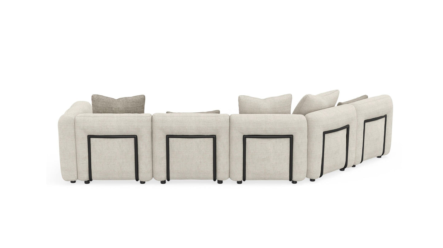 Maarten Raf Sectional In Desert Taupe