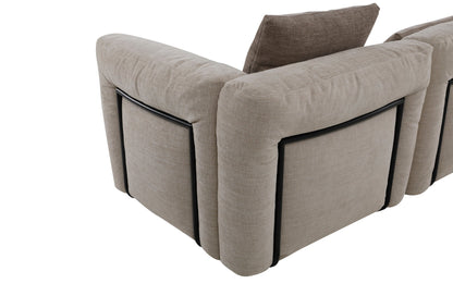 Maarten Raf Sectional In Desert Taupe
