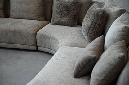 Voltaire Sectional Lsf Brindle Brown