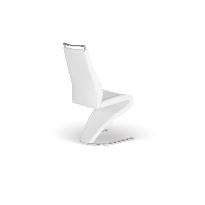 Manhattan Collection 7pc Dining Set with White Chairs