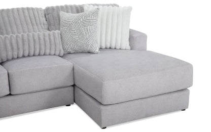 Moonstruck Gray 98'' 2 Piece Chaise Sectional