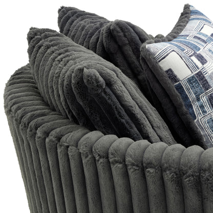 6129 Collection Fabric Swivel Chair with Castors