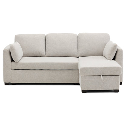 Elias Sofa Bed with Chaise Longue and Integrated Storage