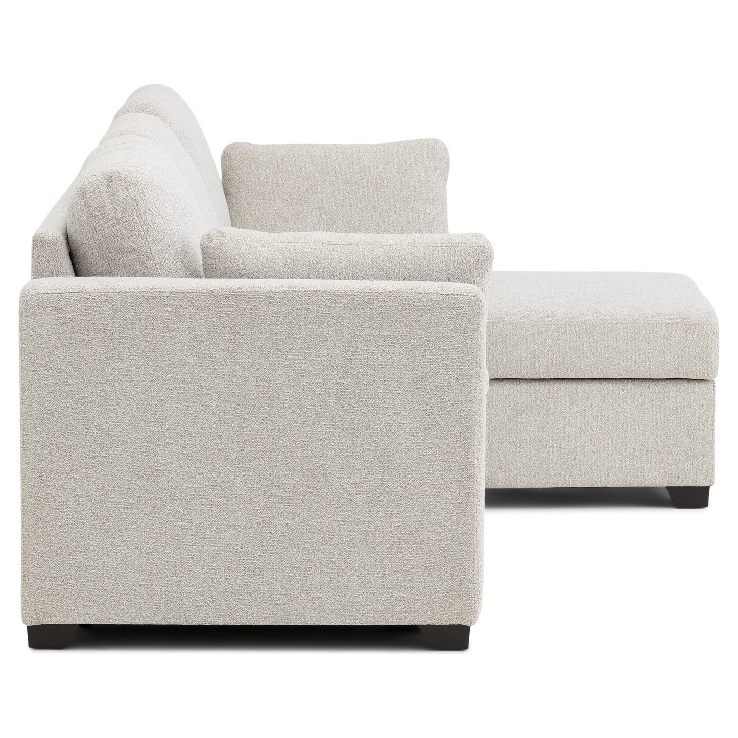 Elias Sofa Bed with Chaise Longue and Integrated Storage