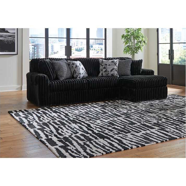 2 Piece Sectional with Chaise - Onyx / Right Facing