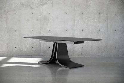 Ponza Dining Table In Black Modern