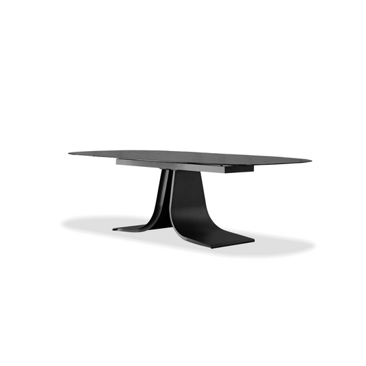 Ponza Dining Table In Black Modern