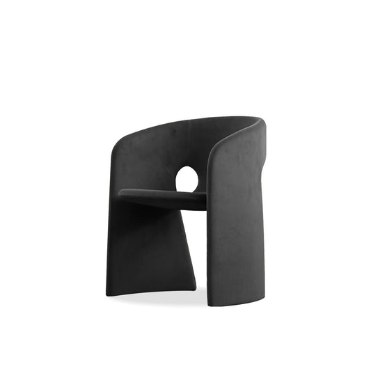 Vera Dining Chair In Crow Black