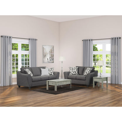 Collection 1010 Fabric Sofa and Love Seat in Paradigm Smoke
