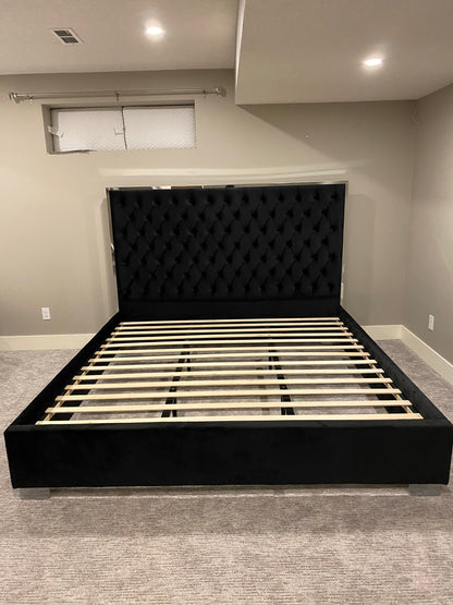 Lexi Velvet Upholstered Bed