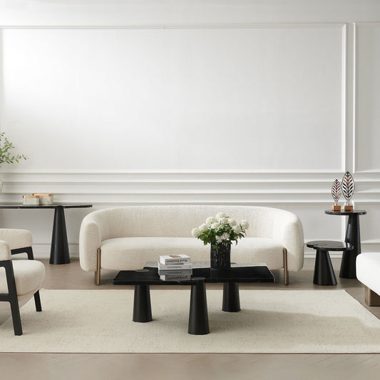 Acyl Coffee Table In Polished Marquina Black