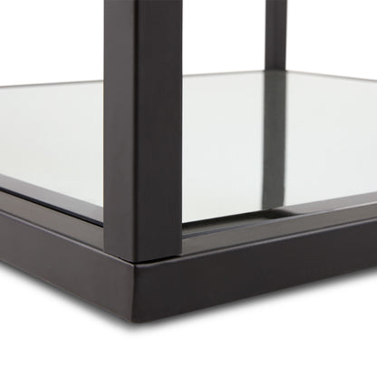 Caspian Black Square Coffee Table (Condo Size)