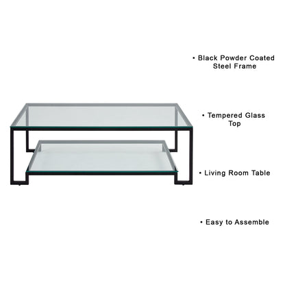 Krista Black Coffee Table