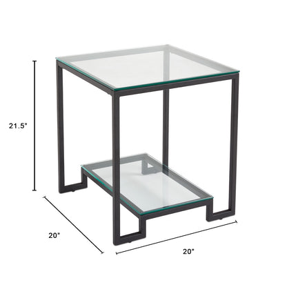 Krista Black End Table