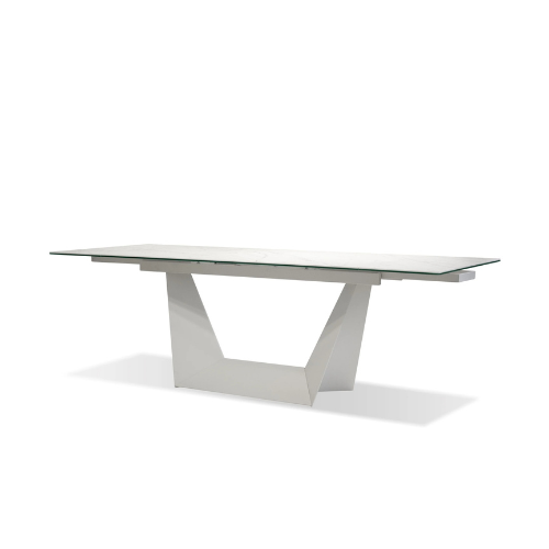 Origami double extension dining table