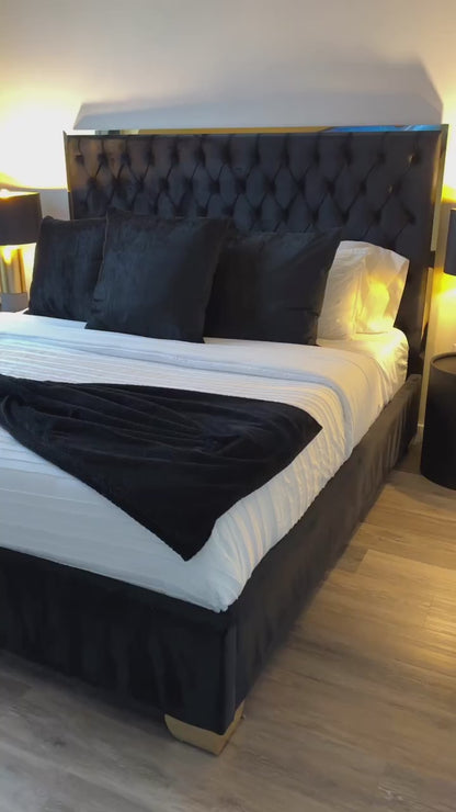 Lexi Velvet Upholstered Bed