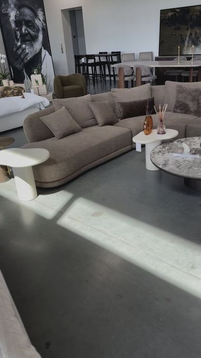 Voltaire Sectional Lsf Brindle Brown